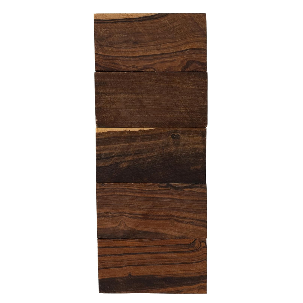 Hardwood Ironwood Blanks, Exotic Wood – Woodchucks Wood – Hardwood Lumber – Natural Wood for DIY Crafts – Ironwood Lumber Turning Blanks – Size 6 x 3 x 2 inches – Pack of 5