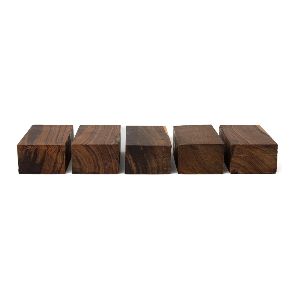 Hardwood Ironwood Blanks, Exotic Wood – Woodchucks Wood – Hardwood Lumber – Natural Wood for DIY Crafts – Ironwood Lumber Turning Blanks – Size 6 x 3 x 2 inches – Pack of 5