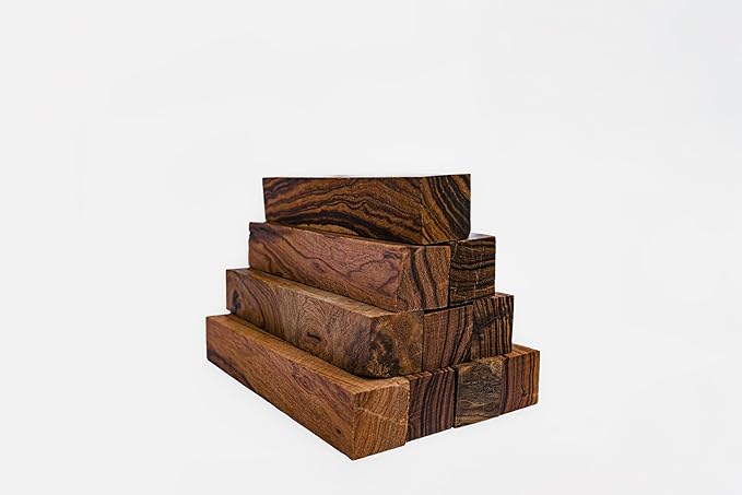 IECAP LLC Desert Ironwood Pen Blanks – Exotic Wood Pen Blanks for Woodworking and Woodturning – Pen Turning Supplies for DIY Pen Crafts - Size 6 x 1 x 1 In - Pack of 10