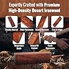 IECAP LLC Bookmatched Ironwood Knife Scales – Knife Makers Material – Exotic Wood Knife Handle Scales Materials – Natural Wood Knives Scales for DIY Craft – 5 1/8 x 1 3/4 x 1/2 Inches – 1 Pai