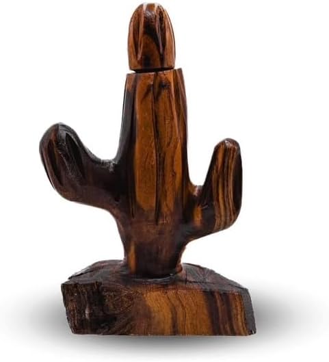 IECAP LLC Ironwood Pepper Grinder – Manual Spice Grinder & Chili Pepper Mill, Salt Grinder, Herb Crusher Handmade Wooden Pepper Mill Grinder for Chiltepin Pepper– Durable Kitchen Mortar and Pestle Set
