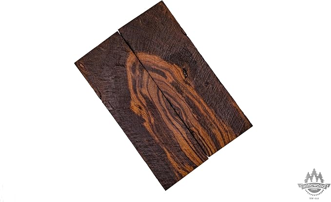 Rare Desert Ironwood knife Scales 1 Pair – Hand-Selected Exotic Hardwood with Unique Burl & Grain Patterns A++ Grade Premiu- Knife Handle Blanks – Size 5 1/8 x 1 3/4 x 1/2 inches (Copy)