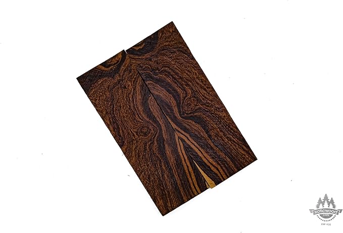 Rare Desert Ironwood knife Scales 1 Pair – Hand-Selected Exotic Hardwood with Unique Burl & Grain Patterns A++ Grade Premiu- Knife Handle Blanks – Size 5 1/8 x 1 3/4 x 1/2 inches