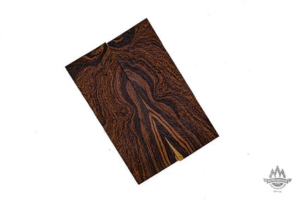 Rare Desert Ironwood knife Scales 1 Pair – Hand-Selected Exotic Hardwood with Unique Burl & Grain Patterns A++ Grade Premiu- Knife Handle Blanks – Size 5 1/8 x 1 3/4 x 1/2 inches