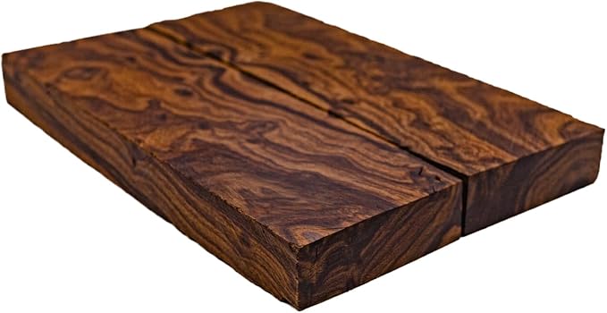 Rare Desert Ironwood knife Scales 1 Pair – Hand-Selected Exotic Hardwood with Unique Burl & Grain Patterns A++ Grade Premiu- Knife Handle Blanks – Size 5 1/8 x 1 3/4 x 1/2 inches