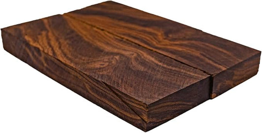 Rare Desert Ironwood knife Scales 1 Pair – Hand-Selected Exotic Hardwood with Unique Burl & Grain Patterns A++ Grade Premiu- Knife Handle Blanks – Size 5 1/8 x 1 3/4 x 1/2 inches