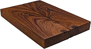 Rare Desert Ironwood knife Scales 1 Pair – Hand-Selected Exotic Hardwood with Unique Burl & Grain Patterns A++ Grade Premiu- Knife Handle Blanks – Size 5 1/8 x 1 3/4 x 1/2 inches