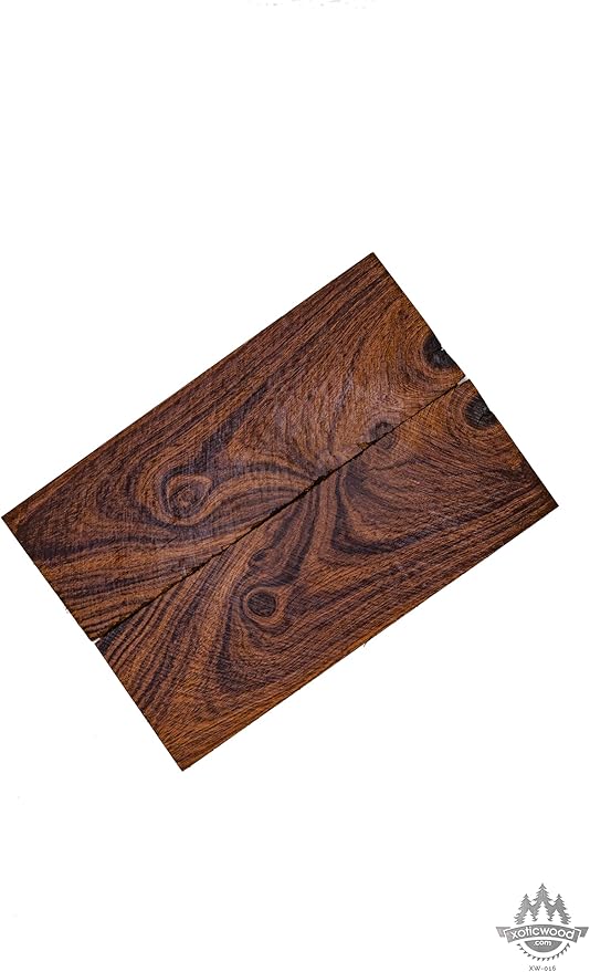 Rare Desert Ironwood knife Scales 1 Pair – Hand-Selected Exotic Hardwood with Unique Burl & Grain Patterns A++ Grade Premiu- Knife Handle Blanks – Size 5 1/8 x 1 3/4 x 1/2 inches