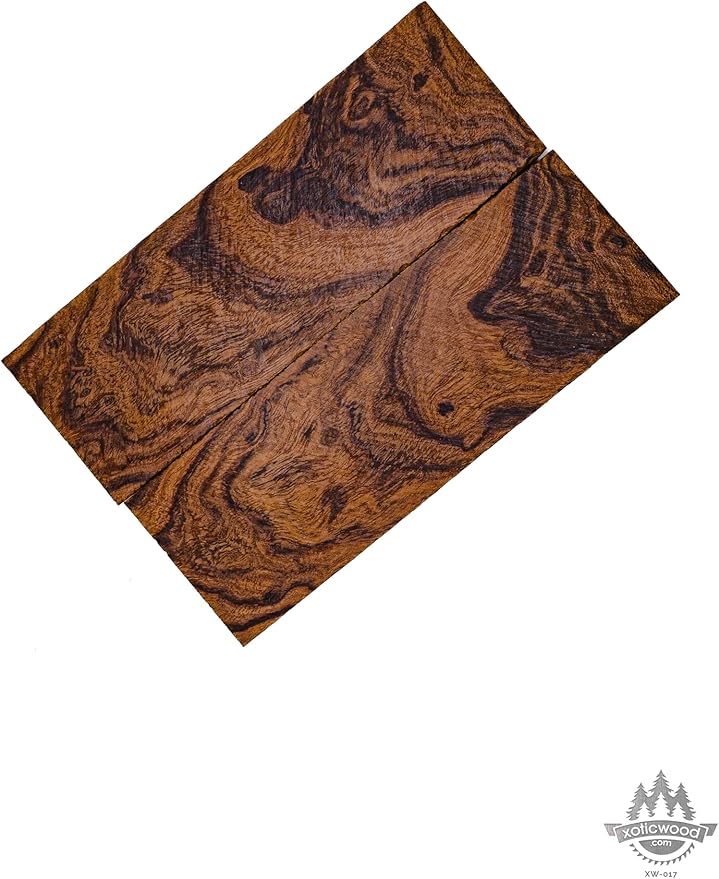 Rare Desert Ironwood knife Scales 1 Pair – Hand-Selected Exotic Hardwood with Unique Burl & Grain Patterns A++ Grade Premiu- Knife Handle Blanks – Size 5 1/8 x 1 3/4 x 1/2 inches