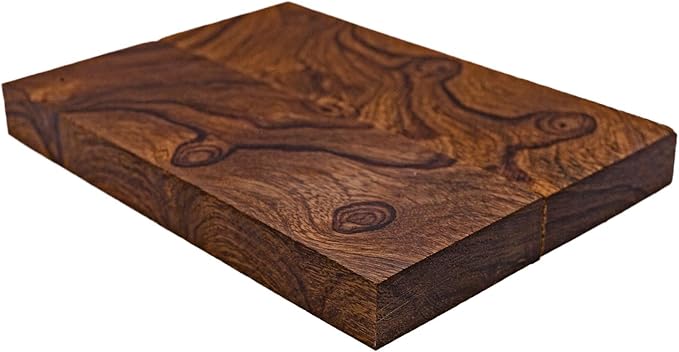Rare Desert Ironwood knife Scales 1 Pair – Hand-Selected Exotic Hardwood with Unique Burl & Grain Patterns A++ Grade Premiu- Knife Handle Blanks – Size 5 1/8 x 1 3/4 x 1/2 inches