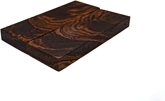 Rare Desert Ironwood knife Scales 1 Pair – Hand-Selected Exotic Hardwood with Unique Burl & Grain Patterns A++ Grade Premiu- Knife Handle Blanks – Size 5 1/8 x 1 3/4 x 1/2 inches