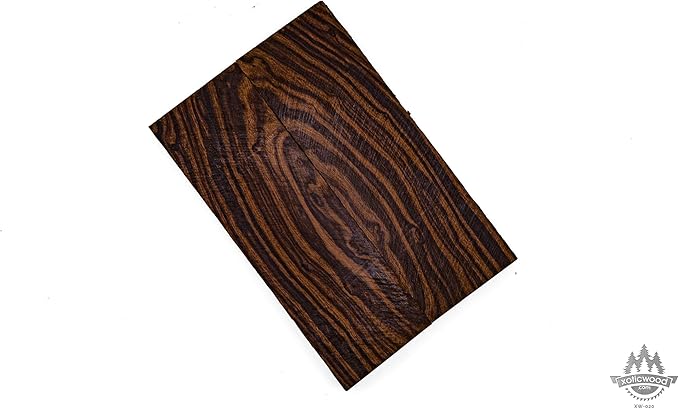 Rare Desert Ironwood knife Scales 1 Pair – Hand-Selected Exotic Hardwood with Unique Burl & Grain Patterns A++ Grade Premiu- Knife Handle Blanks – Size 5 1/8 x 1 3/4 x 1/2 inches