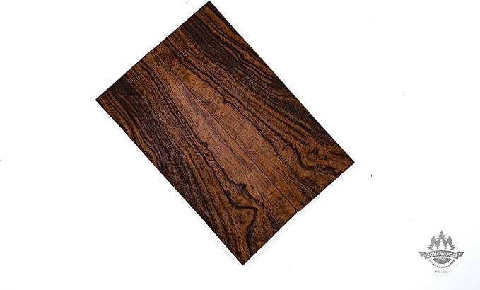 Rare Desert Ironwood knife Scales 1 Pair – Hand-Selected Exotic Hardwood with Unique Burl & Grain Patterns A++ Grade Premiu- Knife Handle Blanks – Size 5 1/8 x 1 3/4 x 1/2 inches