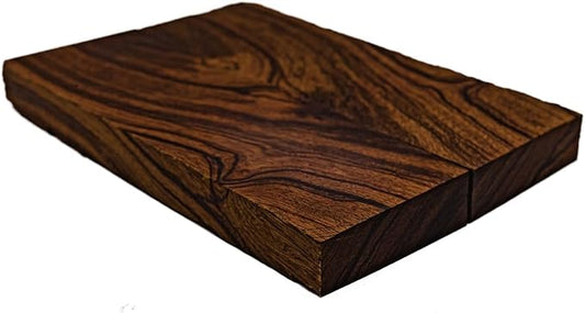Rare Desert Ironwood knife Scales 1 Pair – Hand-Selected Exotic Hardwood with Unique Burl & Grain Patterns A++ Grade Premiu- Knife Handle Blanks – Size 5 1/8 x 1 3/4 x 1/2 inches