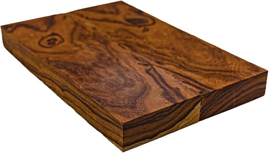 Rare Desert Ironwood knife Scales 1 Pair – Hand-Selected Exotic Hardwood with Unique Burl & Grain Patterns A++ Grade Premiu- Knife Handle Blanks – Size 5 1/8 x 1 3/4 x 1/2 inches