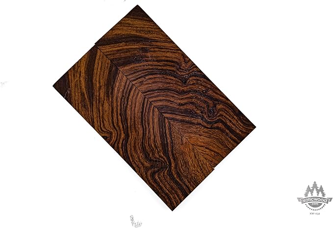 Rare Desert Ironwood knife Scales 1 Pair – Hand-Selected Exotic Hardwood with Unique Burl & Grain Patterns A++ Grade Premiu- Knife Handle Blanks – Size 5 1/8 x 1 3/4 x 1/2 inches