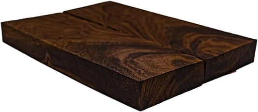Rare Desert Ironwood knife Scales 1 Pair – Hand-Selected Exotic Hardwood with Unique Burl & Grain Patterns A++ Grade Premiu- Knife Handle Blanks – Size 5 1/8 x 1 3/4 x 1/2 inches