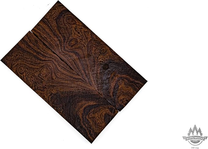 Rare Desert Ironwood knife Scales 1 Pair – Hand-Selected Exotic Hardwood with Unique Burl & Grain Patterns A++ Grade Premiu- Knife Handle Blanks – Size 5 1/8 x 1 3/4 x 1/2 inches