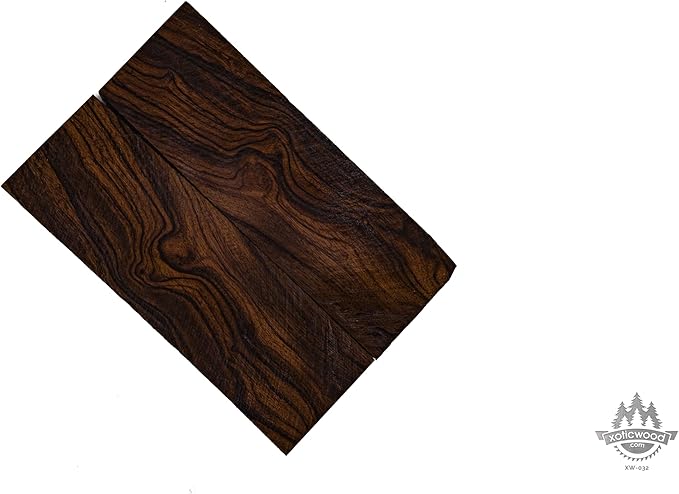 Rare Desert Ironwood knife Scales 1 Pair – Hand-Selected Exotic Hardwood with Unique Burl & Grain Patterns A++ Grade Premiu- Knife Handle Blanks – Size 5 1/8 x 1 3/4 x 1/2 inches