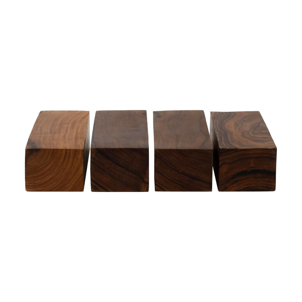 Hardwood Ironwood Blanks, Exotic Wood – Woodchucks Wood – Hardwood Lumber – Natural Wood for DIY Crafts – Ironwood Lumber Turning Blanks – Size 6 x 2 x 1.5 inches – Pack of 4