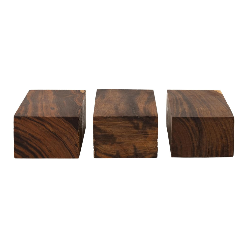 Hardwood Ironwood Blanks, Exotic Wood – Woodchucks Wood – Hardwood Lumber – Natural Wood for DIY Crafts – Ironwood Lumber Turning Blanks – Size 6 x 3 x 2 inches – Pack of 3