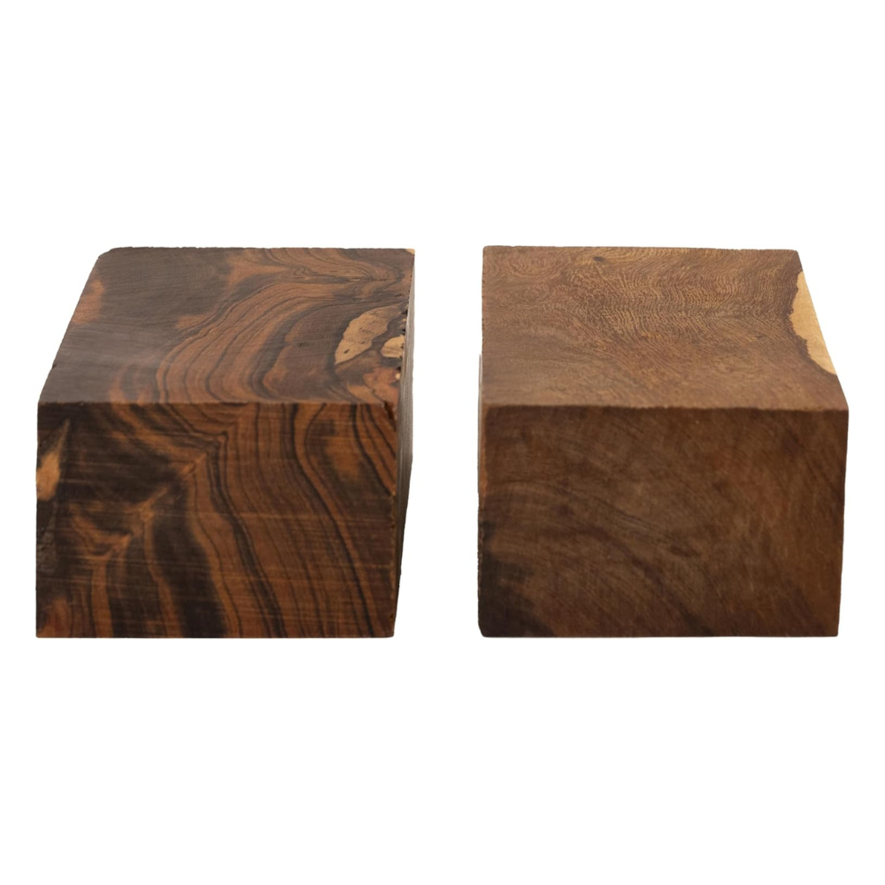 Hardwood Ironwood Blanks, Exotic Wood – Woodchucks Wood – Hardwood Lumber – Natural Wood for DIY Crafts – Ironwood Lumber Turning Blanks – Size 6 x 3 x 2 inches Pack of 2