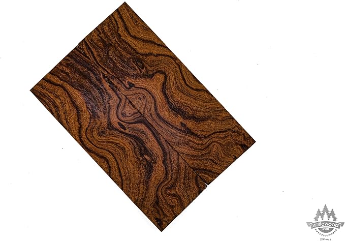Rare Desert Ironwood knife Scales 1 Pair – Hand-Selected Exotic Hardwood with Unique Burl & Grain Patterns A++ Grade Premiu- Knife Handle Blanks – Size 5 1/8 x 1 3/4 x 1/2 inches