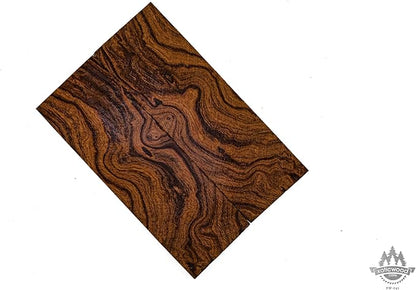 Rare Desert Ironwood knife Scales 1 Pair – Hand-Selected Exotic Hardwood with Unique Burl & Grain Patterns A++ Grade Premiu- Knife Handle Blanks – Size 5 1/8 x 1 3/4 x 1/2 inches
