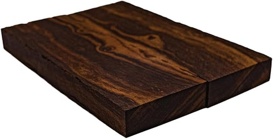 Rare Desert Ironwood knife Scales 1 Pair – Hand-Selected Exotic Hardwood with Unique Burl & Grain Patterns A++ Grade Premiu- Knife Handle Blanks – Size 5 1/8 x 1 3/4 x 1/2 inches