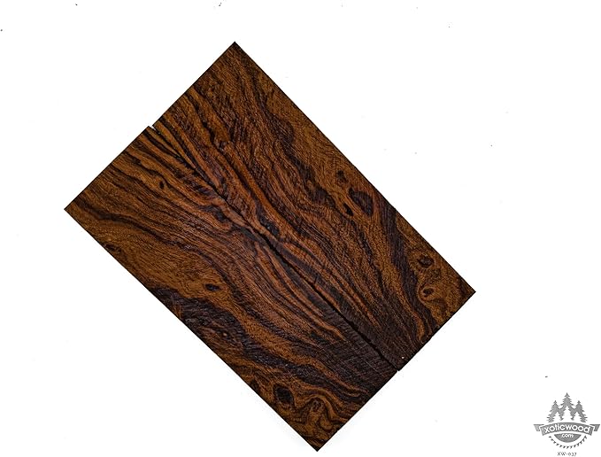 Rare Desert Ironwood knife Scales 1 Pair – Hand-Selected Exotic Hardwood with Unique Burl & Grain Patterns A++ Grade Premiu- Knife Handle Blanks – Size 5 1/8 x 1 3/4 x 1/2 inches
