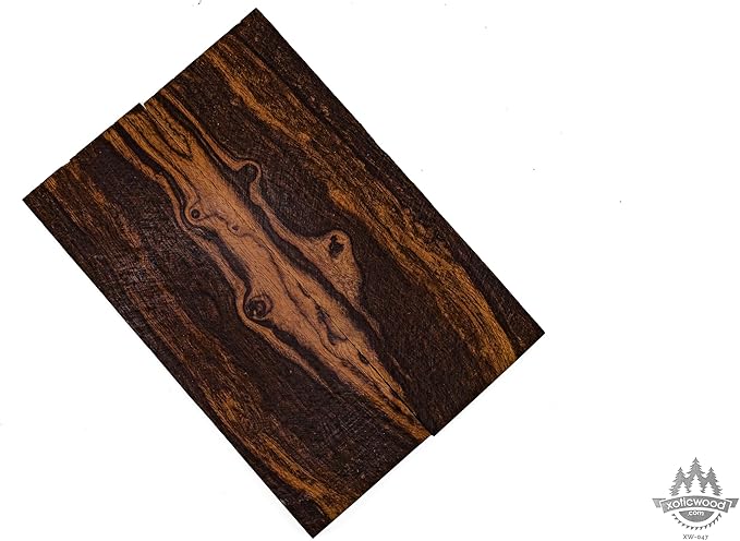 Rare Desert Ironwood knife Scales 1 Pair – Hand-Selected Exotic Hardwood with Unique Burl & Grain Patterns A++ Grade Premiu- Knife Handle Blanks – Size 5 1/8 x 1 3/4 x 1/2 inches