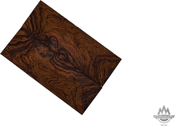 Rare Desert Ironwood knife Scales 1 Pair – Hand-Selected Exotic Hardwood with Unique Burl & Grain Patterns A++ Grade Premiu- Knife Handle Blanks – Size 5 1/8 x 1 3/4 x 1/2 inches
