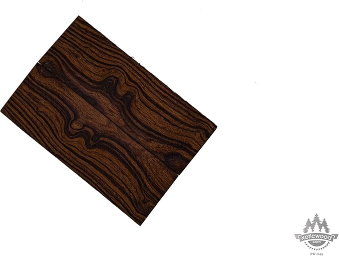 Rare Desert Ironwood knife Scales 1 Pair – Hand-Selected Exotic Hardwood with Unique Burl & Grain Patterns A++ Grade Premiu- Knife Handle Blanks – Size 5 1/8 x 1 3/4 x 1/2 inches