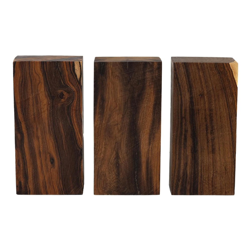 Hardwood Ironwood Blanks, Exotic Wood – Woodchucks Wood – Hardwood Lumber – Natural Wood for DIY Crafts – Ironwood Lumber Turning Blanks – Size 6 x 3 x 2 inches – Pack of 3