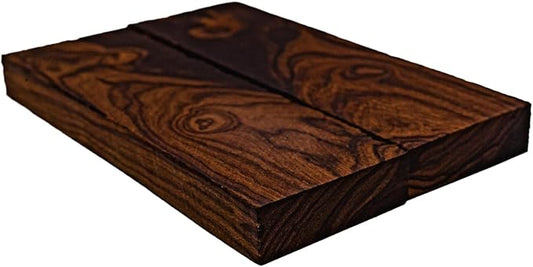 Rare Desert Ironwood knife Scales 1 Pair – Hand-Selected Exotic Hardwood with Unique Burl & Grain Patterns A++ Grade Premiu- Knife Handle Blanks – Size 5 1/8 x 1 3/4 x 1/2 inches