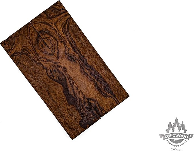 Rare Desert Ironwood knife Scales 1 Pair – Hand-Selected Exotic Hardwood with Unique Burl & Grain Patterns A++ Grade Premiu- Knife Handle Blanks – Size 5 1/8 x 1 3/4 x 1/2 inches