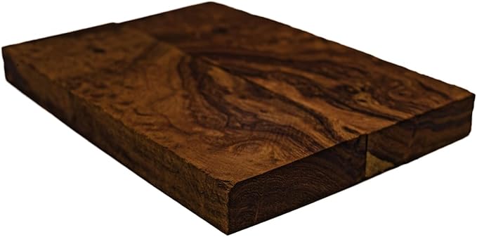 Rare Desert Ironwood knife Scales 1 Pair – Hand-Selected Exotic Hardwood with Unique Burl & Grain Patterns A++ Grade Premiu- Knife Handle Blanks – Size 5 1/8 x 1 3/4 x 1/2 inches