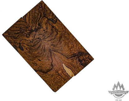 Rare Desert Ironwood knife Scales 1 Pair – Hand-Selected Exotic Hardwood with Unique Burl & Grain Patterns A++ Grade Premiu- Knife Handle Blanks – Size 5 1/8 x 1 3/4 x 1/2 inches