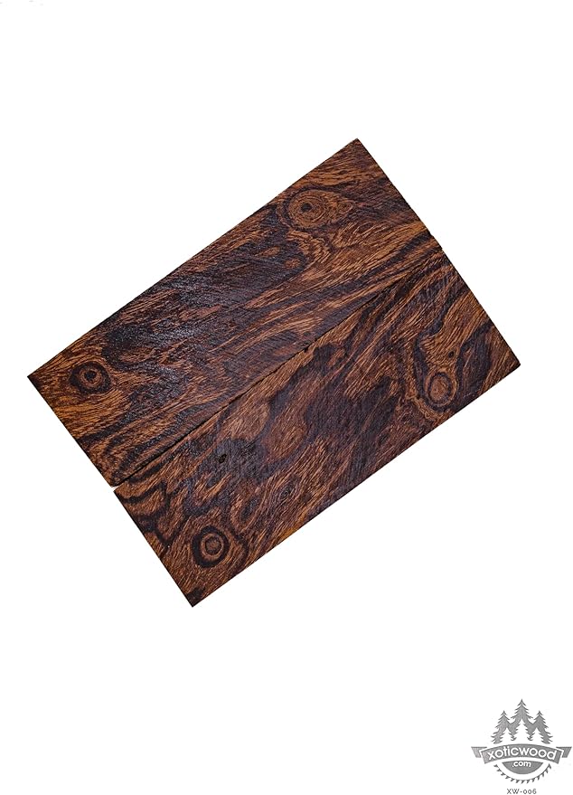 Rare Desert Ironwood knife Scales 1 Pair – Hand-Selected Exotic Hardwood with Unique Burl & Grain Patterns A++ Grade Premiu- Knife Handle Blanks – Size 5 1/8 x 1 3/4 x 1/2 inches