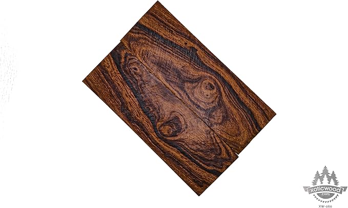 Rare Desert Ironwood knife Scales 1 Pair – Hand-Selected Exotic Hardwood with Unique Burl & Grain Patterns A++ Grade Premiu- Knife Handle Blanks – Size 5 1/8 x 1 3/4 x 1/2 inches