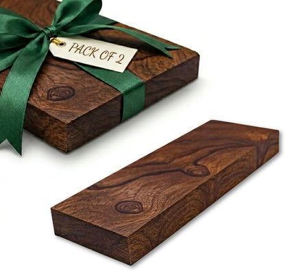 Bookmatched Ironwood (Premium Burl Ball Pattern) Knife Handle Scales – Knife Handle Materials – Natural Wood Knife Scales for DIY Crafts – Size 5 1/8 x 1 3/4 x 1/2 inches 1 Pair