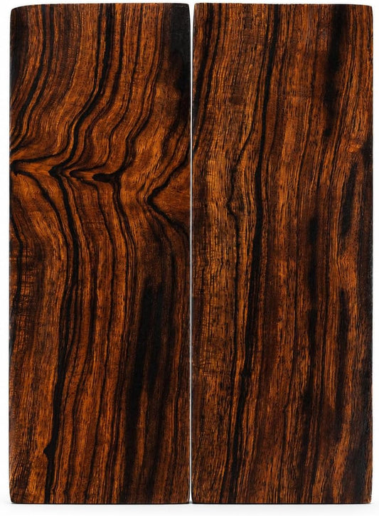 IECAP LLC 1 Pair Bookmatched Ironwood Knife Handle Scales – Natural Wood Knife Scales – Knife Scales for DIY Crafts – Ironwood Knife Handle Material (5 x 1 x 0.5 inches)