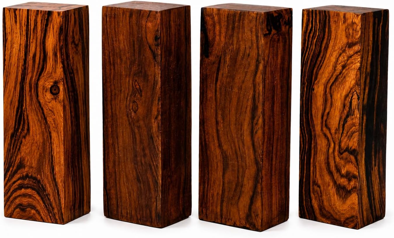 Desert Ironwood Blanks – Exotic Hardwood Turning Wood – 6 x 2 x 1.5 in (Pack of 4)