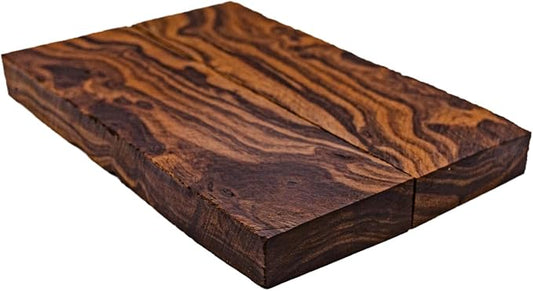 Rare Desert Ironwood knife Scales 1 Pair – Hand-Selected Exotic Hardwood with Unique Burl & Grain Patterns A++ Grade Premiu- Knife Handle Blanks – Size 5 1/8 x 1 3/4 x 1/2 inches