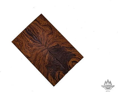 Rare Desert Ironwood knife Scales 1 Pair – Hand-Selected Exotic Hardwood with Unique Burl & Grain Patterns A++ Grade Premiu- Knife Handle Blanks – Size 5 1/8 x 1 3/4 x 1/2 inches