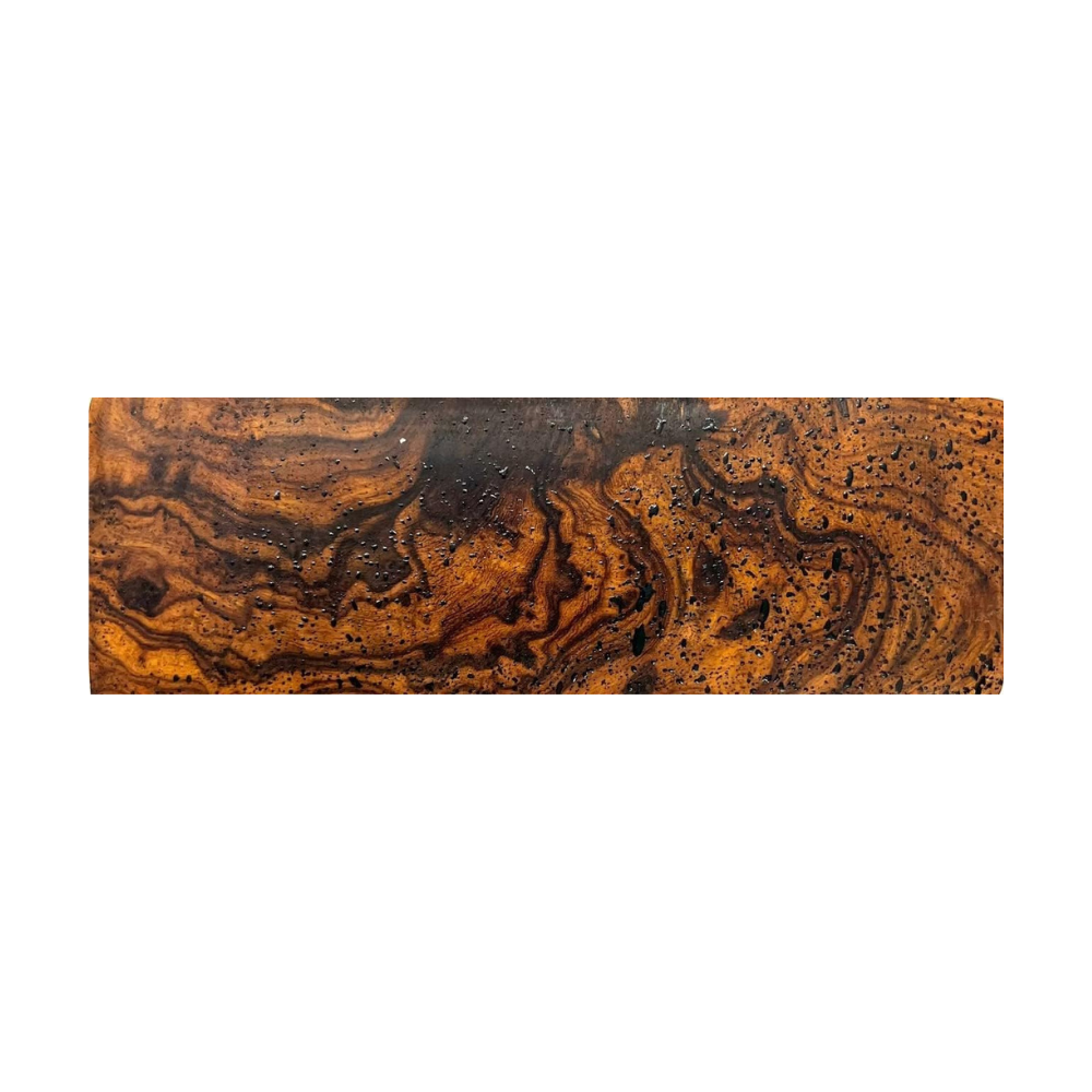 Exotic Ironwood (Burl Ball Pattern) Blank from the Sonoran Desert. Size 5 1/8 x 1 3/4 x 1 1/4 inches. Units: 1