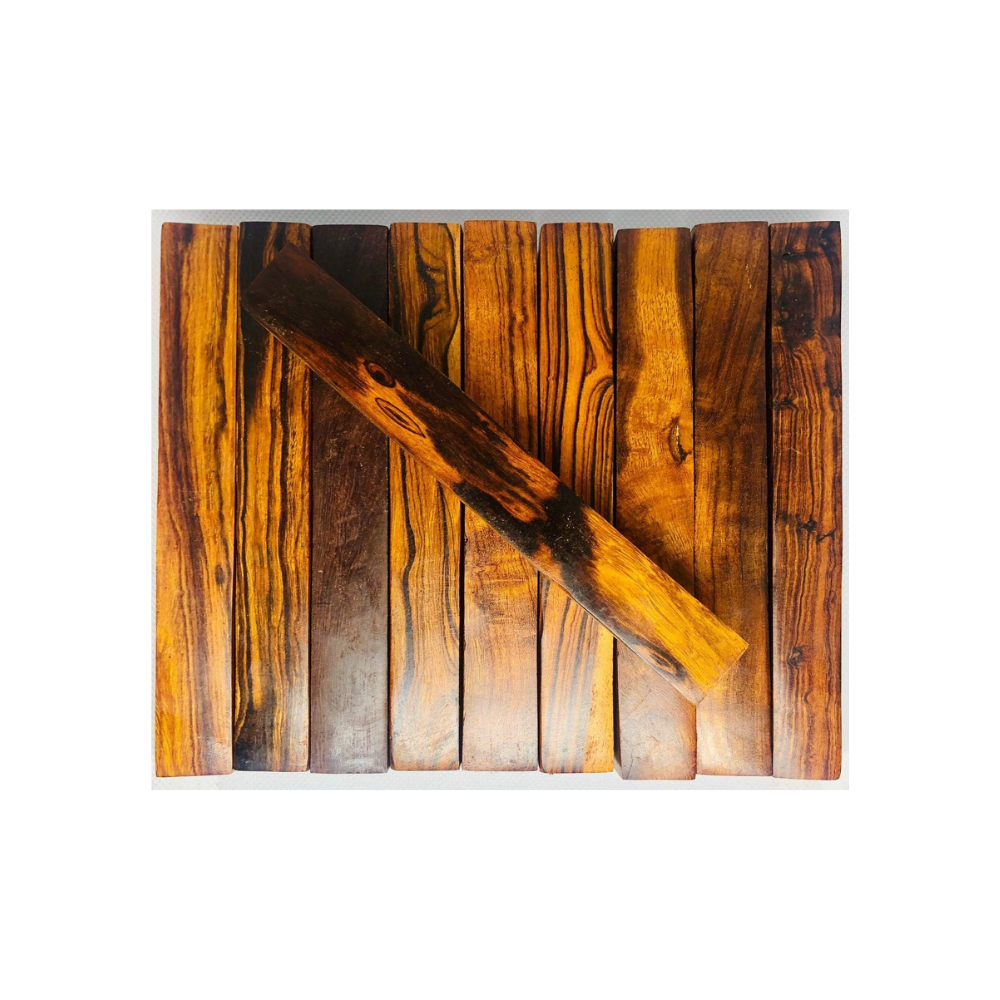 Exotic Ironwood Pen Blanks Kit from The Sonoran Desert. (10 Large Pieces) Dimensions 6 3/8 x 7/8 x 7/8 in.