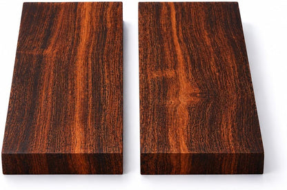 Bookmatched Ironwood Knife Handle Scales – Natural Wood Knife Scales – Knife Scales for DIY Crafts – Ironwood Knife Handle Material – Size 6 x 2 x 0.5 inches – 1 Pair