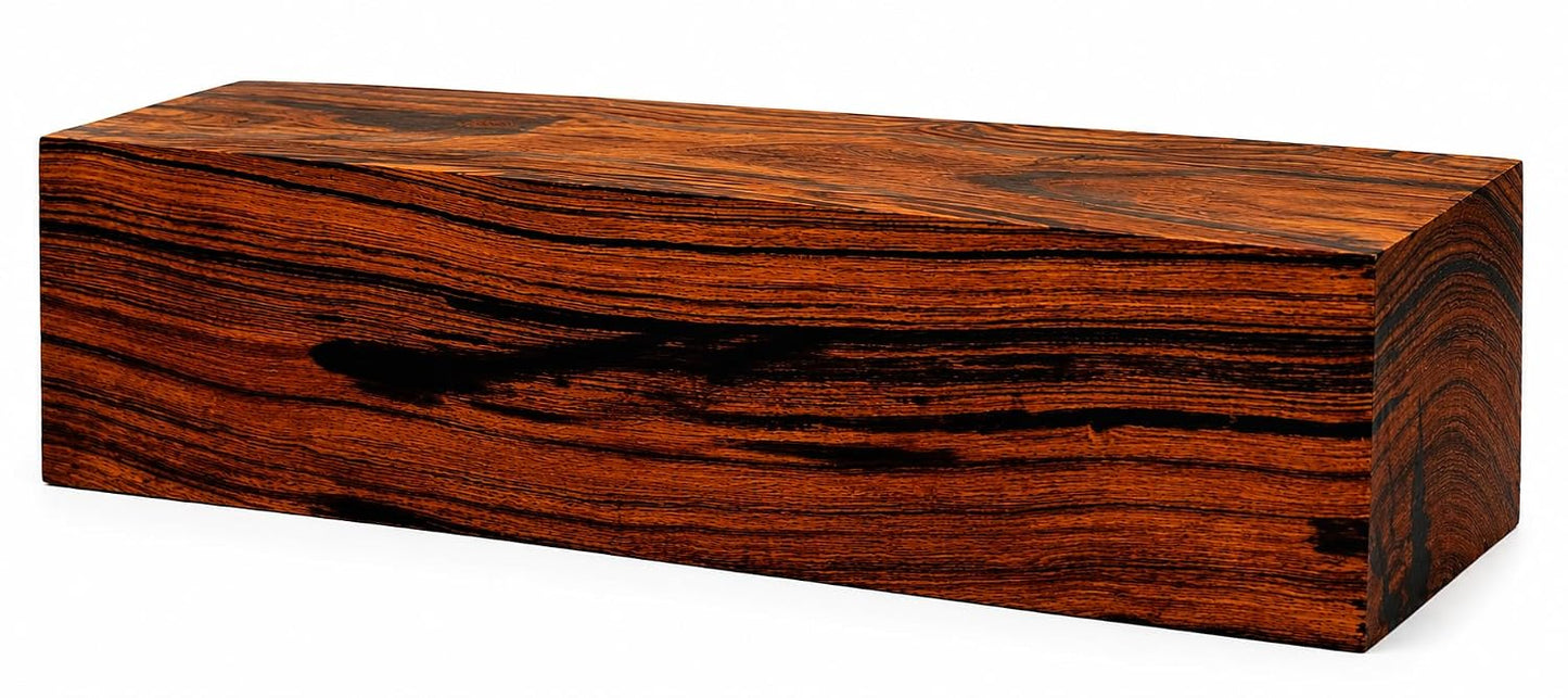 IECAP LLC Pack of 1 Hardwood Desert Ironwood Blank, Exotic Wood – Woodchucks Wood – Natural Wood for Woodworking, Woodturning and DIY Crafts – Ironwood Lumber Turning Blanks – Size 12 x 3 x 3 inches