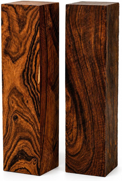 Hardwood Ironwood Blanks, Exotic Wood – Woodchucks Wood – Hardwood Lumber – Natural Wood for DIY Crafts – Ironwood Lumber Turning Blanks – Size 8 x 2 x 2 inches – Pack of 2